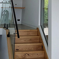STair, cutstring, spotted gum