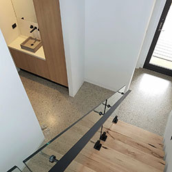 STair, cutstring, spotted gum