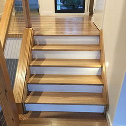 STair, cutstring, spotted gum