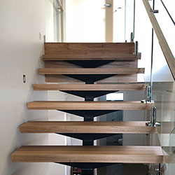 STair, cutstring, spotted gum