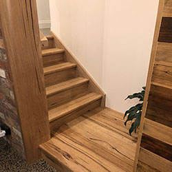 STair, cutstring, spotted gum
