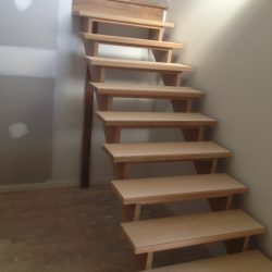 STair, cutstring, spotted gum