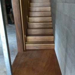 Stair, blackbutt ply