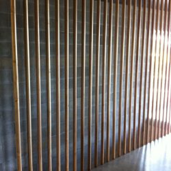 Stair hand rail round