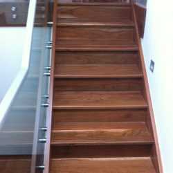 Stair, spotted gum
